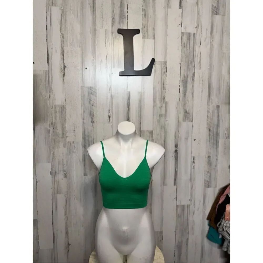 Green tank top